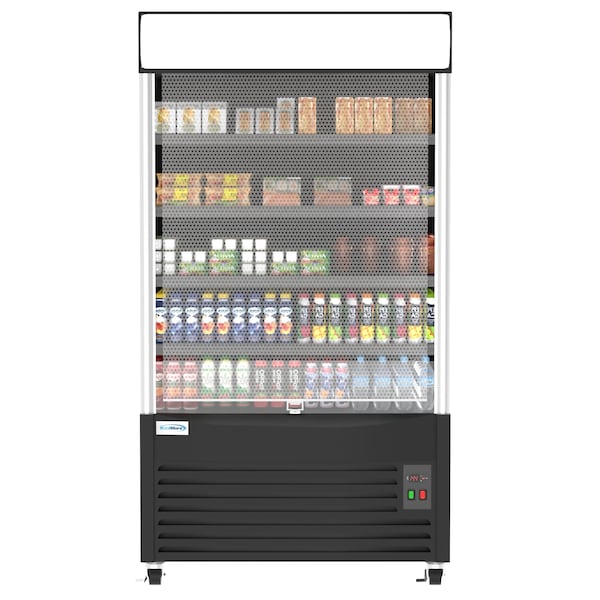 Koolmore Commercial Grab and Go Merchandiser, Black, 24 Cu. Ft. - CDA-25C-BK