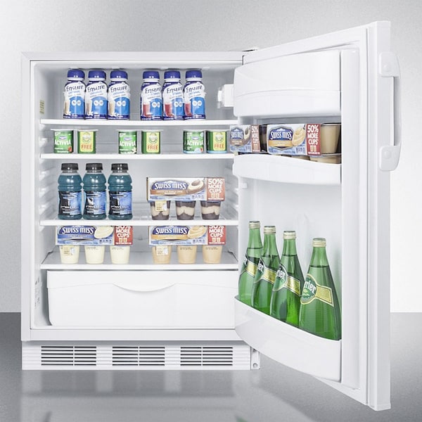Summit Appliance Div. Summit  ADA Comp Freestanding Counter Height All Refrigerator 5.5 Cu. Ft. White - FF6WADA
