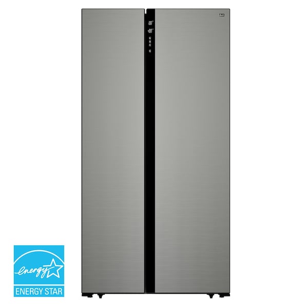 Avanti Avanti 15.6 cu. ft. Apartment Size Refrigerator, Stainless Steel with Black Cabinet - FFS157L3S