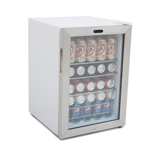 Cookinator Whynter Beverage Refrigerator With Lock - Stainless Steel 90 Can Capacity - CO145225