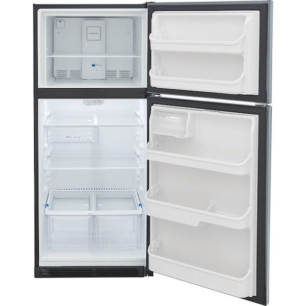 Almo Frigidaire 20.5 Cu. Ft. Stainless Steel Top Freezer Refrigerator, Auto-Defrost and LED Lighting - FRTD2021AS