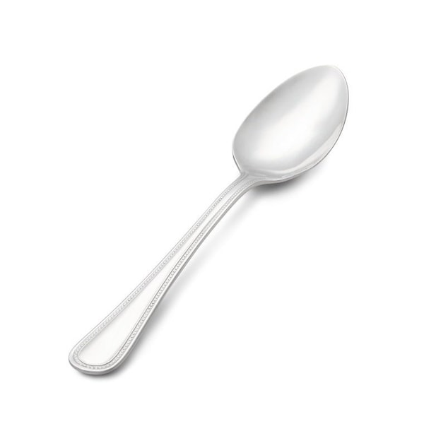 Vollrath Serving Spoon, 8 1/4 in L, Silver, PK12 - 48228