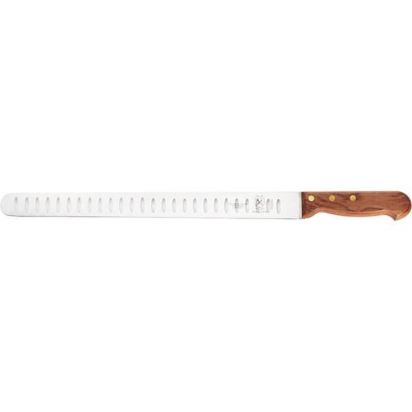 Mercer Cutlery Praxis Slicer, Granton Edge, Rose Wood, 14" - M26080