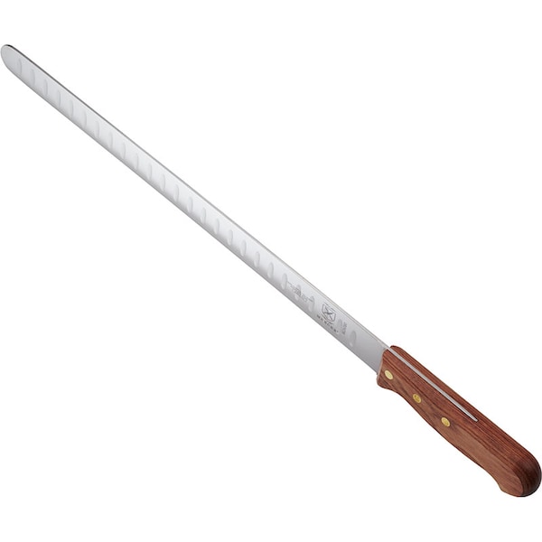 Mercer Cutlery Praxis Slicer, Granton Edge, Rose Wood, 14" - M26080