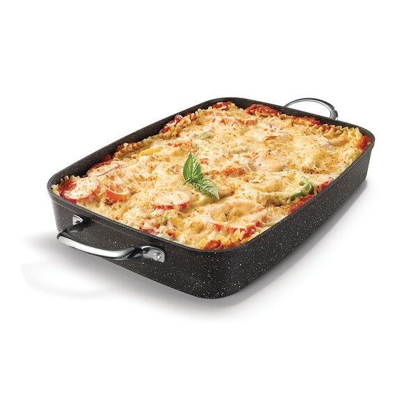 The Rock By Starfrit THE ROCK by Starfrit 17" Roaster with Rack & Stainless Steel Handles - 060325-002-0000