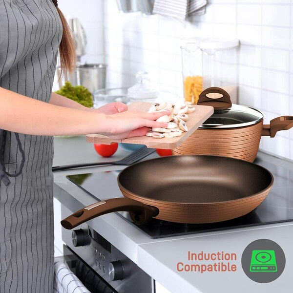 Nutrichef 12Pcs Heavy Set, NCCW12BRW - NCCW12BRW
