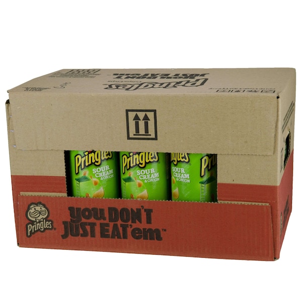 Papas Pringles Crema y Cebolla Sour Cream & Onion de 5.5 oz, paquete de 14 unidades - 3800013842