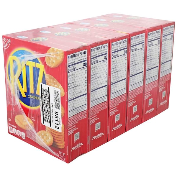 Galletas Ritz Originales de Nabisco Ritz 10.3 oz. Caja, PK6 - 03112