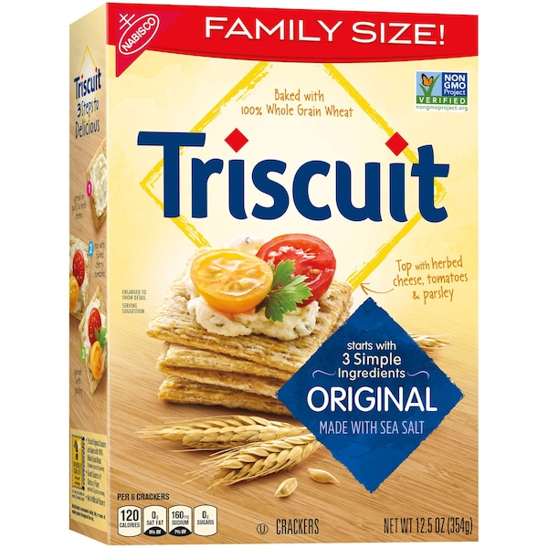 Galletas Triscuit Originales de Nabisco 12.5 oz., Paquete de 12 - 05169