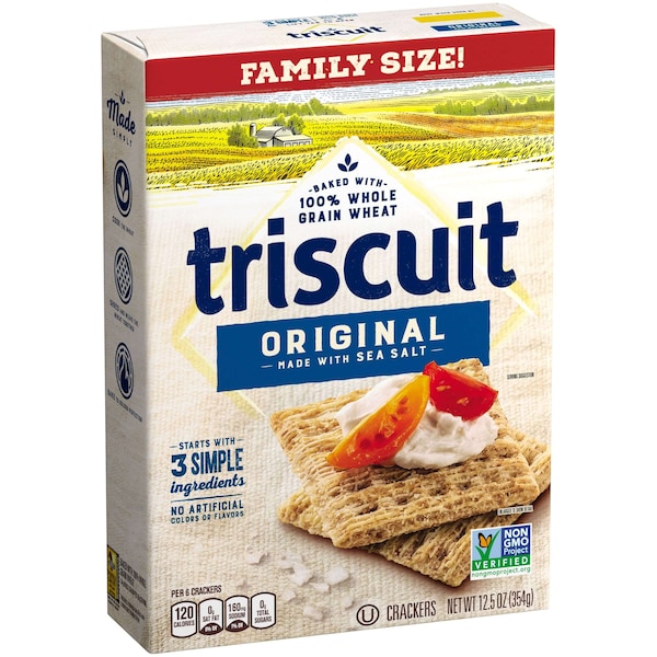 Galletas Triscuit Originales de Nabisco 12.5 oz., Paquete de 12 - 05169