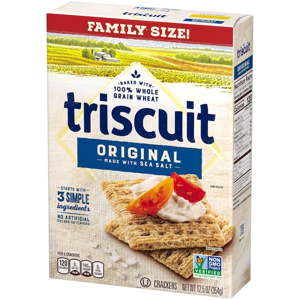 Galletas Triscuit Originales de Nabisco 12.5 oz., Paquete de 12 - 05169