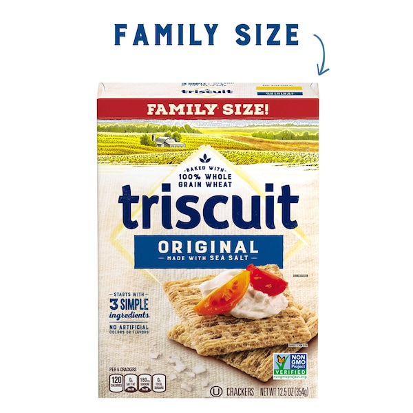 Galletas Triscuit Originales de Nabisco 12.5 oz., Paquete de 12 - 05169