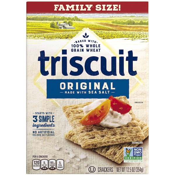 Galletas Triscuit Originales de Nabisco 12.5 oz., Paquete de 12 - 05169