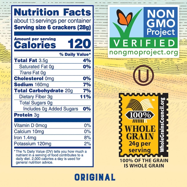 Galletas Triscuit Originales de Nabisco 12.5 oz., Paquete de 12 - 05169
