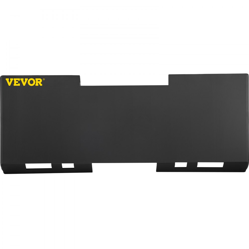 VEVOR Universal Skid Steer Mount Plate 3/16" Thick Skid Steer Plate Attachment 3000LBS Weight Capacity Easy to Weld or Bolt to Different Accessories(Regular) - FHZXAZBJZKJS-VUABV0