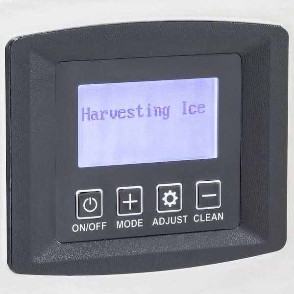Maxx Ice Intelligent Series Self-Contained Ice Machine, 320 lbs, Stainless Steel with Black Trim - MIM320NH