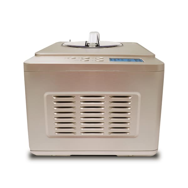 Whynter Ice Cream Maker, 2 Qt Cap., SS Bowl, Yogurt Function, Champagne Gold - ICM-220CGY