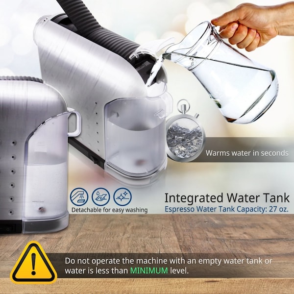 Nutrichef Coffee Machine With Milk Frother - PKNESPRESO70