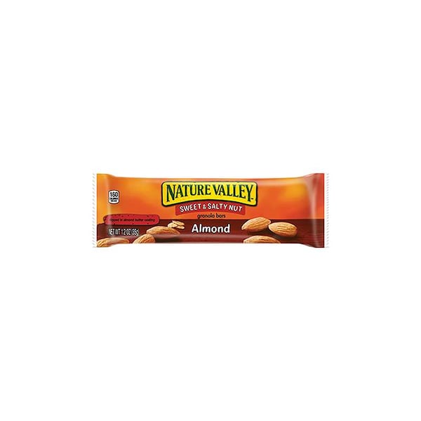 Barras de granola Nature Valley Sweet And Salty Nut Almond de 1.2 oz, paquete de 128 - 16000-42068.