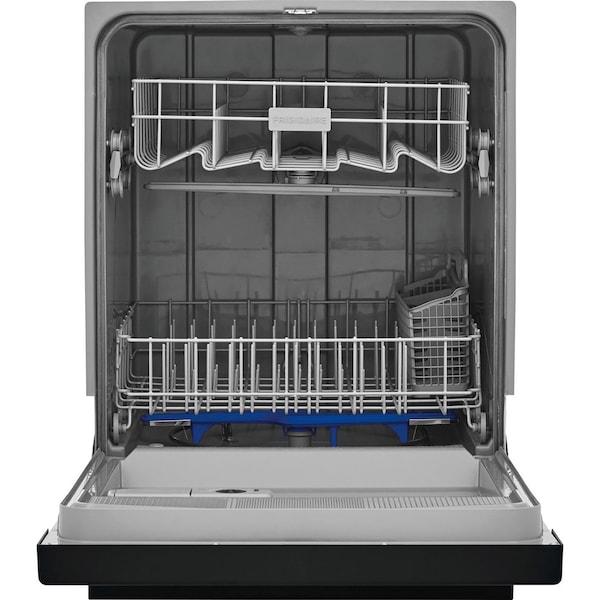 Almo 24-in. Built-In Dishwasher, Hard Food Disposer and Rinse Aid Dispenser, 62 dBA, 2 Cycles - Black - FDPC4221AB