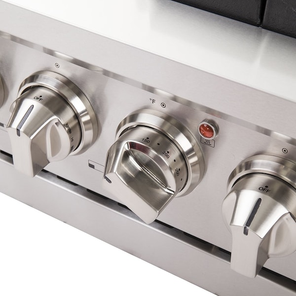 Forno Capriasca Titanium Professional 36In. Freestanding Gas Range - FFSGS6260-36