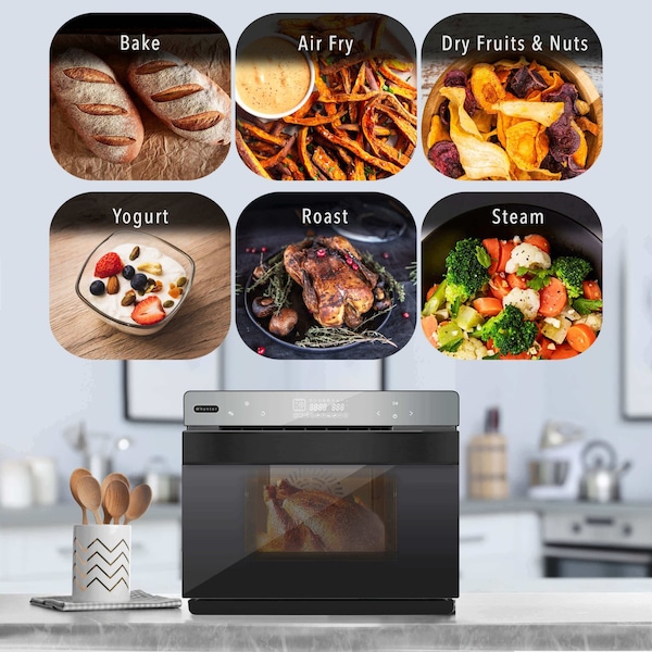 Whynter 40 Quart Capacity Convection Oven Air Fryer  Yogurt Maker, Dehydrator - TSO-488GB