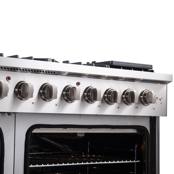 Forno Galiano 48In. Freestanding French Door Gas Range - FFSGS6444-48
