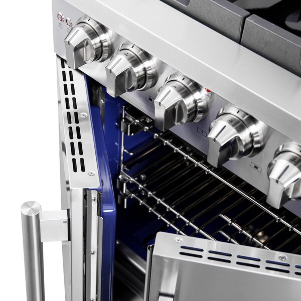 Forno Capriasca 30In. Freestanding French Door Gas Range - FFSGS6460-30