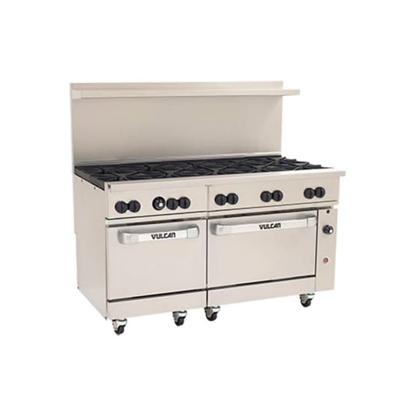 Vulcan Restaurant Equipment Vulcan 60SS-10BN, Endurance Range, 2 Standard Ovens, Natural Gas, S/S, 10 Burners - 60SS-10BN