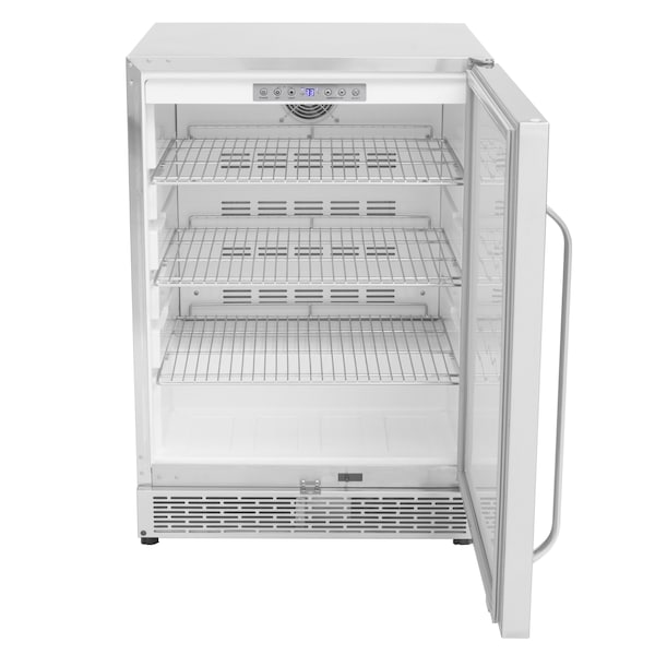 Whynter 24" Built-in Outdoor 5.3 cu.ft. Beverage Refrigerator Cooler, SS - BOR-53024-SSW