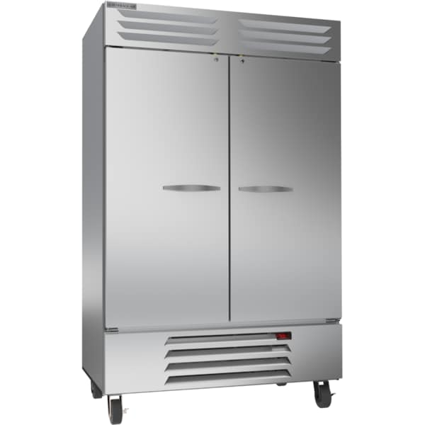 Beverage-Air Reach In Refrigerator, Two Section, Solid Door, 46.15 Cu. Ft. - RB49HC-1S
