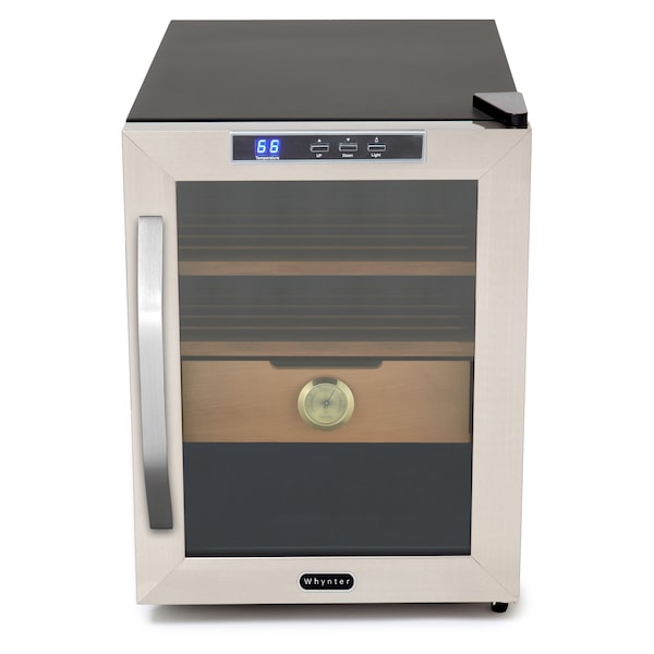 Whynter Stainless Steel 1.2 cu. ft. Cigar Cooler Humidor - CHC-120S