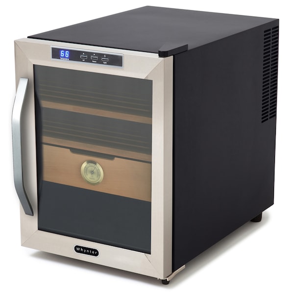 Whynter Stainless Steel 1.2 cu. ft. Cigar Cooler Humidor - CHC-120S