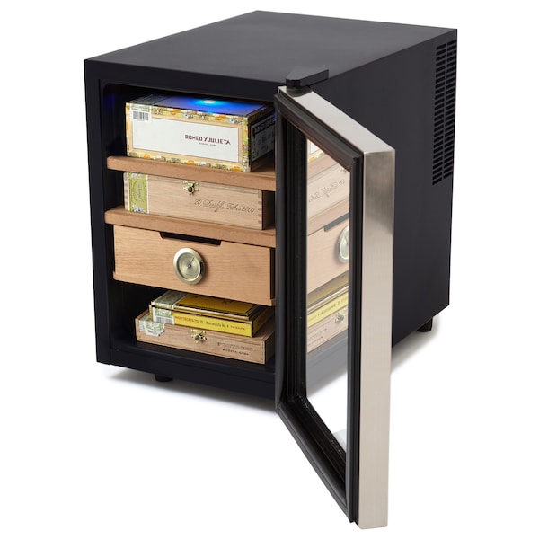 Whynter Stainless Steel 1.2 cu. ft. Cigar Cooler Humidor - CHC-120S