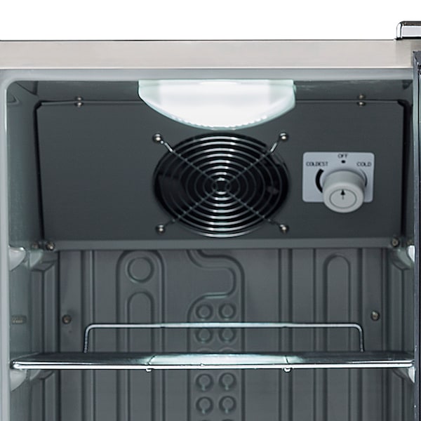 Maxx Ice Refrigerator 3 cu.ft., Outdoor, Stainless Steel - MCR3U-O