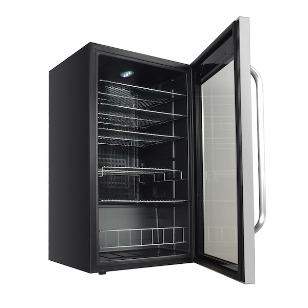 Whynter Freestanding Beverage Refrigerator, Digital Control and Internal Fan - BR-1211DS