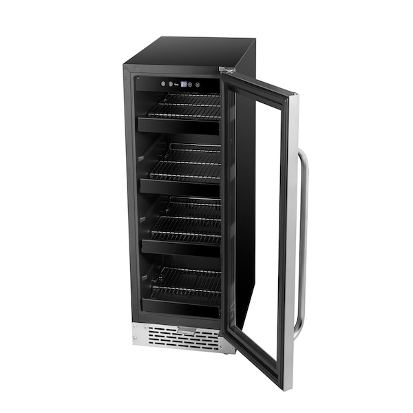 Whynter 12 inch Built-In 60 Can Undercounter Stainless Steel Beverage Refrigerator - BBR-638SB