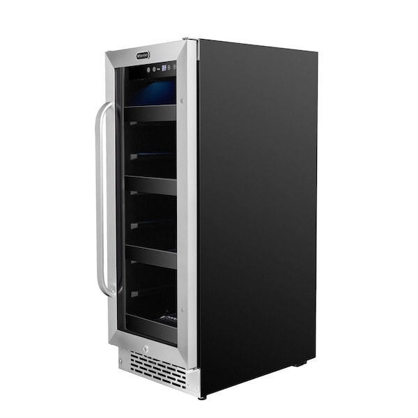 Whynter 12 inch Built-In 60 Can Undercounter Stainless Steel Beverage Refrigerator - BBR-638SB