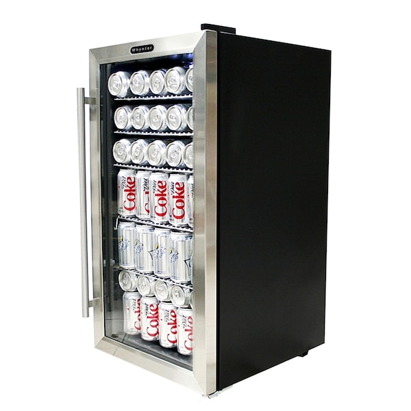 Whynter 120 Can Beverage Refridgerator with internal fan - BR-130SB