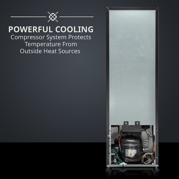 Ivation 12-Bottle Compressor Freestanding Wine Cooler Refrigerator - Stainless Steel - IVFWCC121WSS