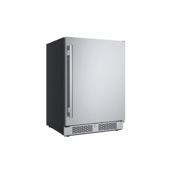 Avallon 24 Inch Wide 566 Cu Ft BuiltIn Compact Refrigerator with Right Hinge - AFR242SSRH