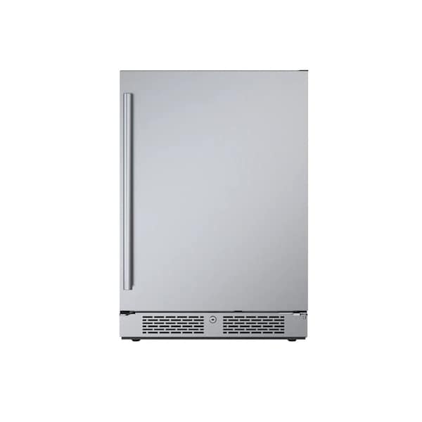 Avallon 24 Inch Wide 566 Cu Ft BuiltIn Compact Refrigerator with Right Hinge - AFR242SSRH