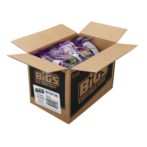 Semillas de Girasol con cáscara Bigs Taco Bell Taco Supreme de 5.35 oz., PK12 - 1601201340