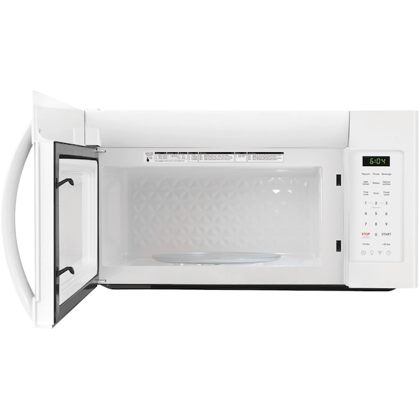 Almo 30-in. Over-the-Range Microwave Oven 1.8 cu. ft., LED Lighting and Two-Speed Ventilation, White - FFMV1846VW