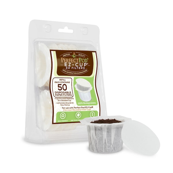 Perfect Pod FILTERS DSPBLE WHT 50PK - K85753