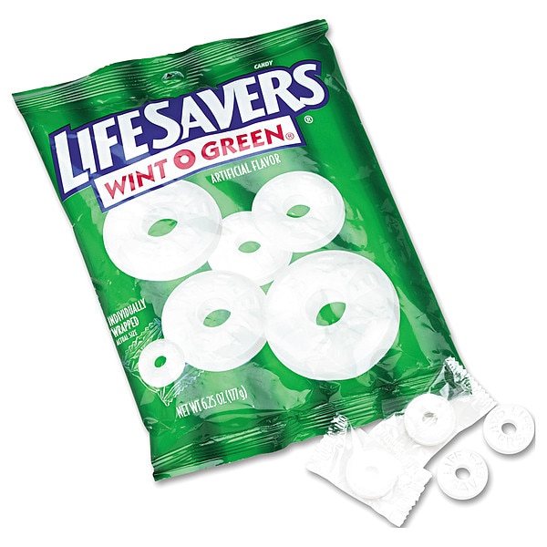 Life Savers 6.25 oz. Life Savers, Wint-O-Green - 88504

Salvavidas 6.25 oz. Salvavidas, Wint-O-Green - 88504