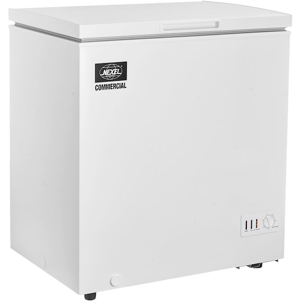 Global Industrial Nexel Chest Freezer, 4.95 Cu. Ft., White - 243080