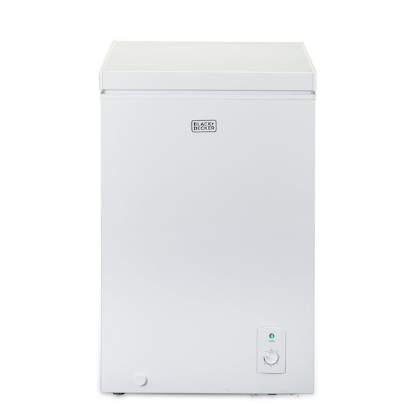 Black & Decker 3.5 Cu. Ft. Chest Freezer, Holds up to 122 Lbs. of Frozen Food with Organizer Basket - BCFK356