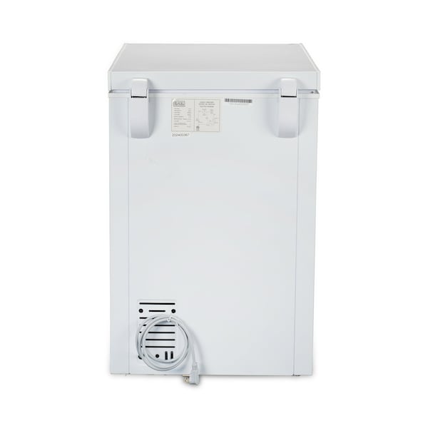 Black & Decker 3.5 Cu. Ft. Chest Freezer, Holds up to 122 Lbs. of Frozen Food with Organizer Basket - BCFK356