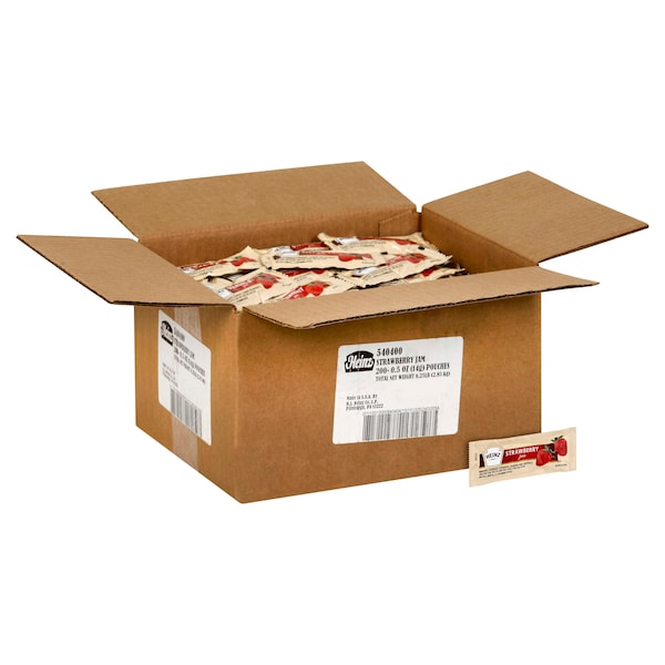Mermelada de Fresa Heinz Heinz, paquete de 0.5 oz, PK200 - 10013000540404